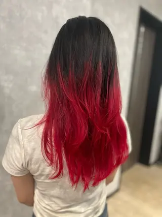 ロング カラー ヘアアレンジ 透明感カラー/推しカ ラー☁️JURAのヘアスタイル