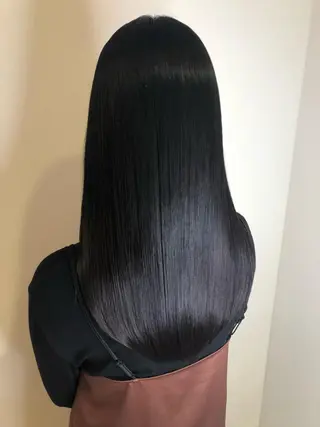 ロング カラー ヘアアレンジ 髪質改善 MAKIのヘアスタイル