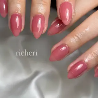 ミディアム ネイル richeri beautyのネイルデザイン