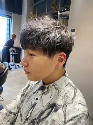 ショート カラー メンズ Dxxxx III所属・女性目線の大人 メンズ*Ayakaのヘアスタイル