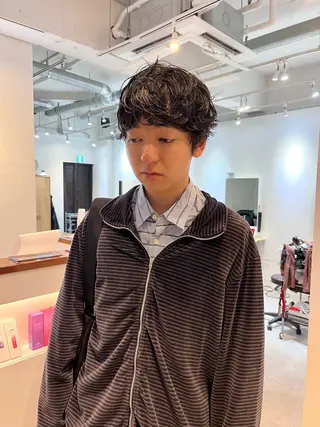 ショート パーマ benji 学芸大学所属・似合わせパーマ 🌱ショート/緒方椋のヘアスタイル