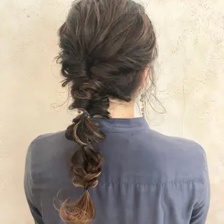 ロング カラー ヘアアレンジ Saori / さおりのヘアスタイル