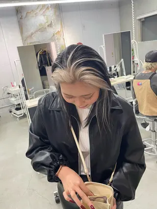 ミディアム qulim所属・qulim【クリム】 /ハイトーン/海音のヘアスタイル