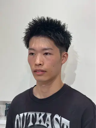 ショート メンズ 青木 真裟斗のヘアスタイル