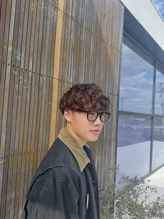 ショート パーマ イメージサロンカッツ東尾道店所属・CUTS 東尾道/ 市川聖也のヘアスタイル