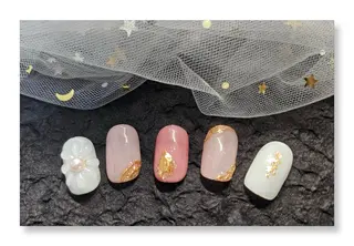 ネイル 花花 ネイルサロンのネイルデザイン