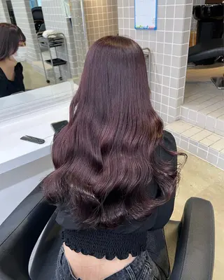 セミロング レイヤー/韓国❣️ 髪質改善/亘紘輝のヘアスタイル