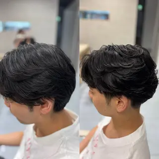 ショート パーマ メンズ メンズ特化韓国風 パーマスタイル/りんのヘアスタイル