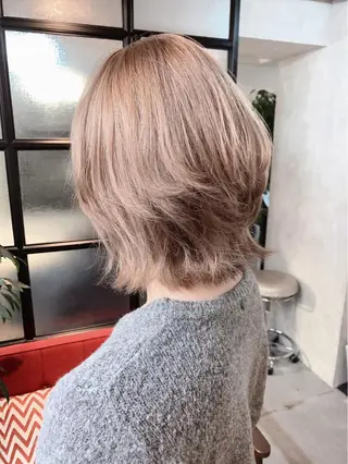 ショート カラー SAKURA 原宿所属・なかの たくみのヘアスタイル