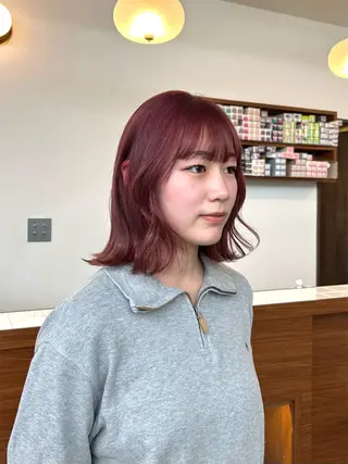 ロング カラー 大阪梅田/ イマムラミヅキのヘアスタイル