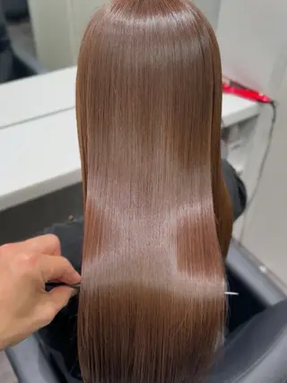 ロング カラー yuzuki 【北谷】のヘアスタイル