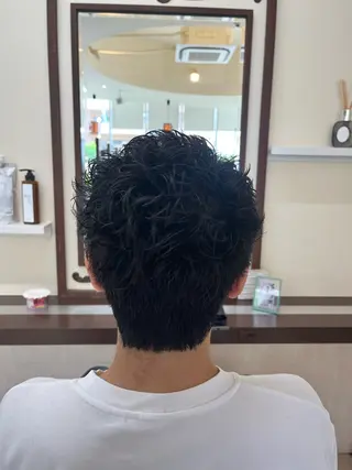 ショート メンズ AROH men's cut&men's perm 船橋店所属・🧊メンズ特化🧊 高木航希のヘアスタイル