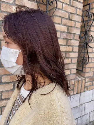 ミディアム カラー お任せヘア☘️☘️ 及川渚のヘアスタイル