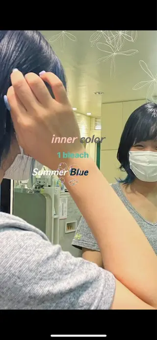 ミディアム 丸山 愛万音のヘアスタイル