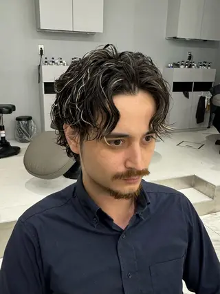 ミディアム メンズ 新宿メンズ特化 🥇店長JUKIYAのヘアスタイル