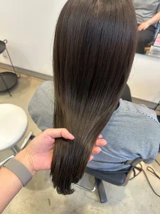 ロング カラー 茂木 理紗のヘアスタイル