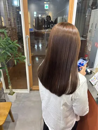 ミディアム リキ/髪質改善 /縮毛矯正🫧のヘアスタイル