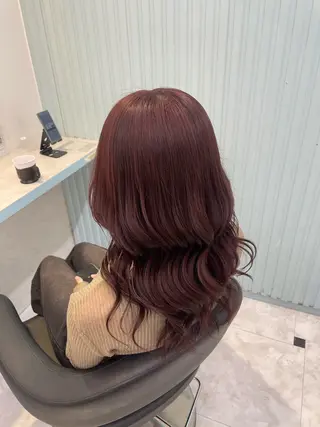 ロング カラー 🍒♡艶髪暖色カラー saaya♡🍒のヘアスタイル