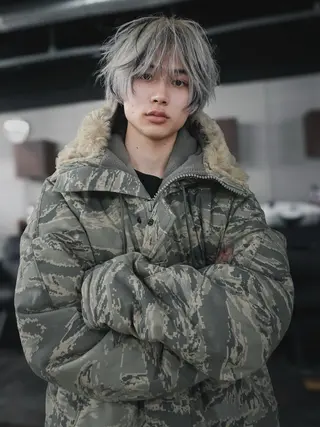 カラー メンズ キタダ ヒロキのヘアスタイル