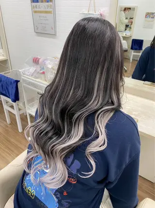 セミロング GLOSS 心斎橋 山上のヘアスタイル