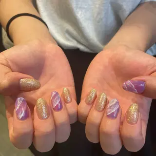 ネイル 🫧飛山琉桜/二条 ネイルアート/束感のマツエク・マツパデザイン