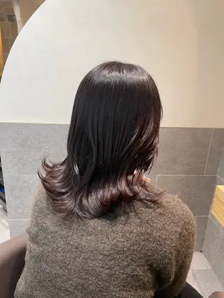 カラー 縮毛矯正/髪質改善 クルミのヘアスタイル