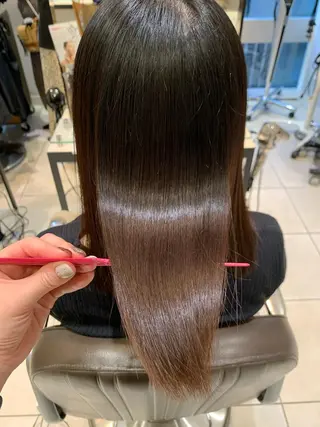 ミディアム カラー パーマ メンズ キッズ 酸熱トリートメント/ 髪質改善🌟玉井香奈のヘアスタイル