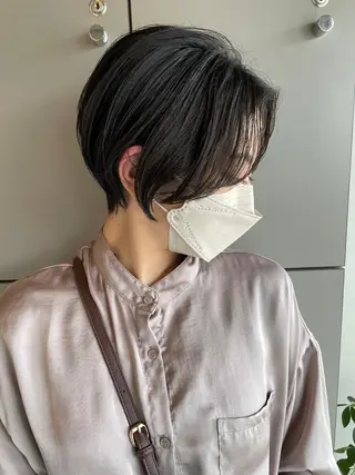 ショート C’LD hair  produce /シールドヘア所属・モテ髪/ボブ/ショー ト/アダチフウトのヘアスタイル