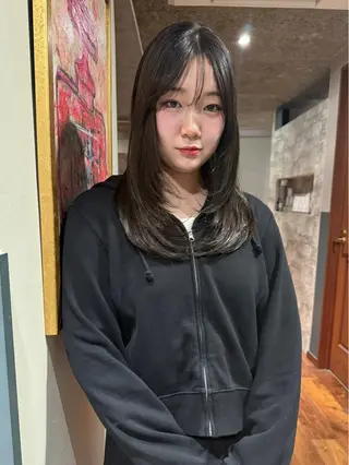 ミディアム カラー mai / linoah˚✧のヘアスタイル