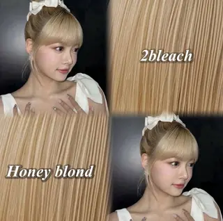 ロング 韓国ガーリー🤍ハイ トーン🤍Ayanaのヘアスタイル