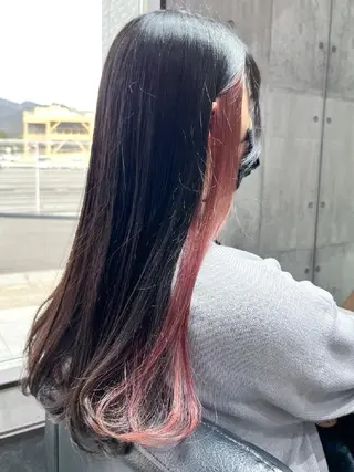 ロング カラー PLUSISM Velen所属・高橋嵐 プラスイズムヴェレンのヘアスタイル