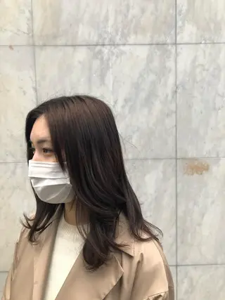 ロング 安永 将悟のヘアスタイル