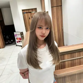 ロング カラー 🩷渋谷/韓国レイヤ ー/艶髪/Sayaのヘアスタイル