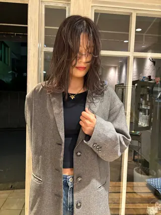 ミディアム saya/似合わせ /透明感カラーのヘアスタイル