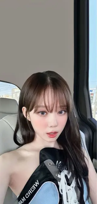 ロング カラー ハイトーン/韓国 レイヤー/るか🎀のヘアスタイル