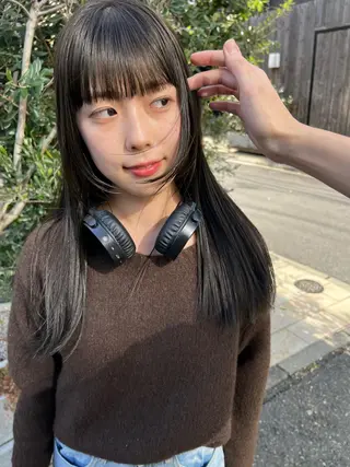 セミロング カラー sakoda shunkiのヘアスタイル