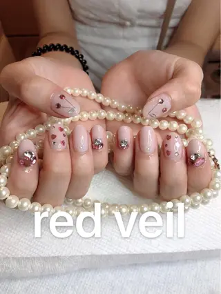 ミディアム ネイル 長さ出し専門 nynaのネイルデザイン