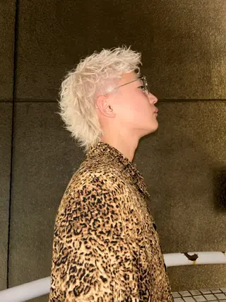 ショート カラー メンズ 【デザインカラー】 Ryutoのヘアスタイル