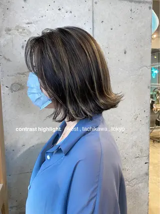 ショート カラー 竹嶌 健吾のヘアスタイル