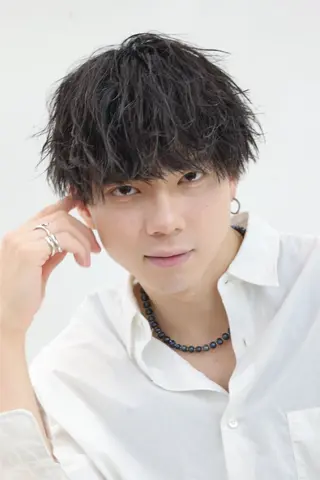 ショート パーマ メンズ 新宿/センターパート /パーマ/モリオのヘアスタイル