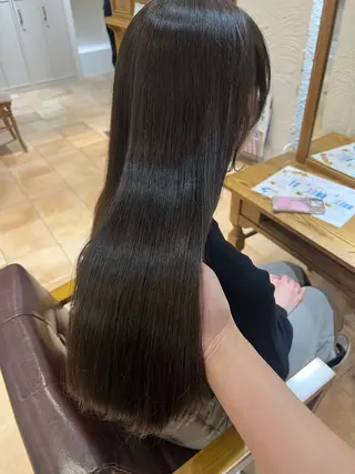 ロング カラー 🥀韓国ヘア🥀 宮津真菜のヘアスタイル