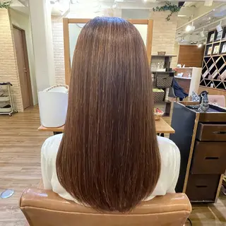 ロング 髪質改善カラー＆ 縮毛矯正　石井良平のヘアスタイル