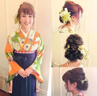 ヘアアレンジ グランパルティータ所属・石丸 洋子のヘアスタイル