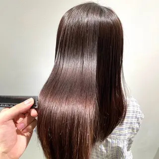 ミディアム 長町/酸性ストレート /曲がる縮毛矯正のヘアスタイル