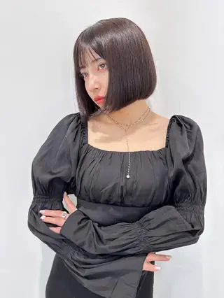 ショート カラー 大人かわいい💍🤍 ボブ/ショートボブのヘアスタイル