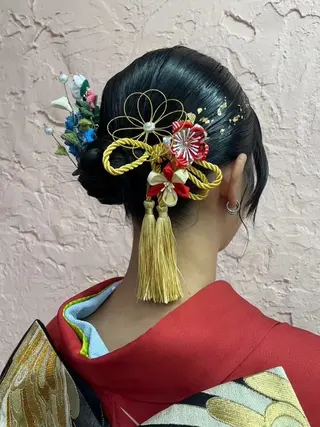 ミディアム 着付けアレンジ/ ダブルカラー🎀のその他イメージ