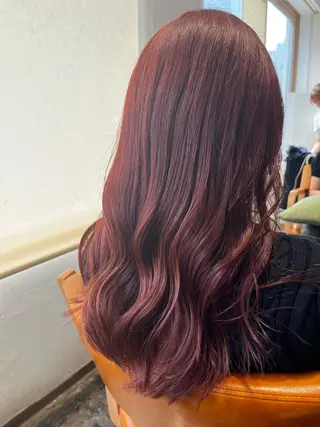 セミロング カラー ヘアアレンジ ✨髪質改善/縮毛/ 個室サロン✨亀田彩華のヘアスタイル