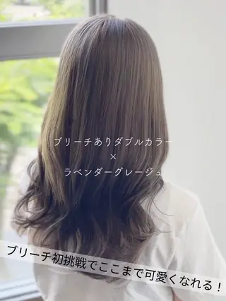 セミロング SARAJU 仁川店【カラー特化】のヘアスタイル