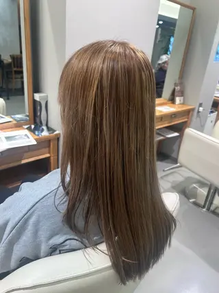 ロング 北岡 樹穂のヘアスタイル