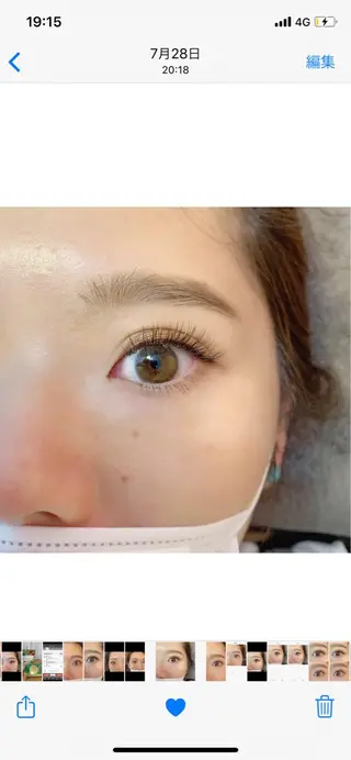 マツエク・マツパ noen make up eye所属・noen Yukinaの眉毛・アイブロウイメージ